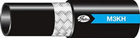16M3KHXREEL Gates Synthetic Rubber Wire Braid Hose, SAE 100R17, 165' Length, 1" ID, 3250 Working PSI, 40°F to +250°F Temperature
