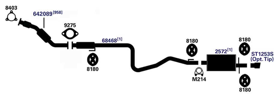 8403 AP Exhaust Products Catalytic Converter Gasket