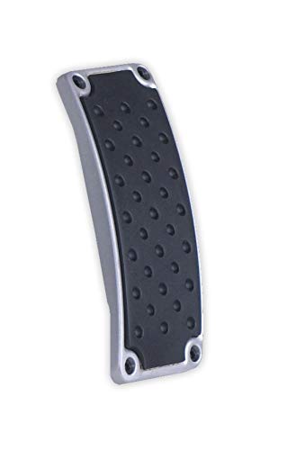LOKAR MCP-P4 Clayton Billet Aluminum Drive-by-Wire Pedal pad Gray, 1 Pack