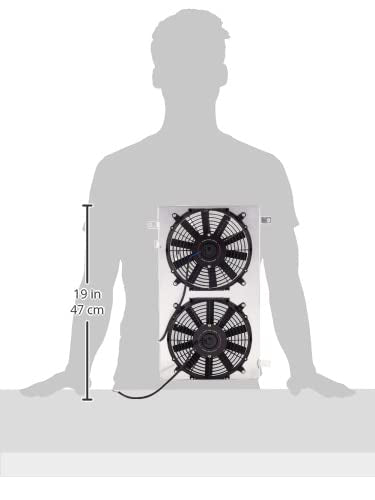 Mishimoto Performance Aluminum Fan Shroud Fits Toyota Supra MMFS-SUP-86 1986-1992 Silver
