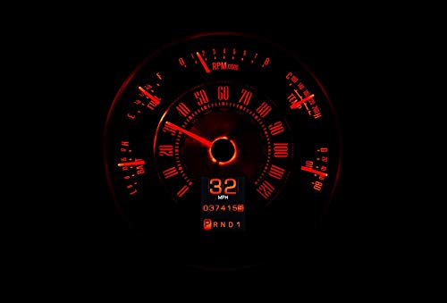 Dakota Digital Compatible with 1961-66 Ford Pickup Truck RTX-66F-BRO-X and 1966-77 Bronco Retrotech Gauge Instrument System