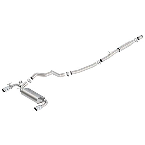 2016-2017 Focus RS Ford Racing (M-5200-FRS) Active Sport Cat-Back Exhaust System w/Polished Tips
