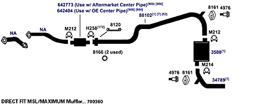 700360 AP Exhaust Products Muffler