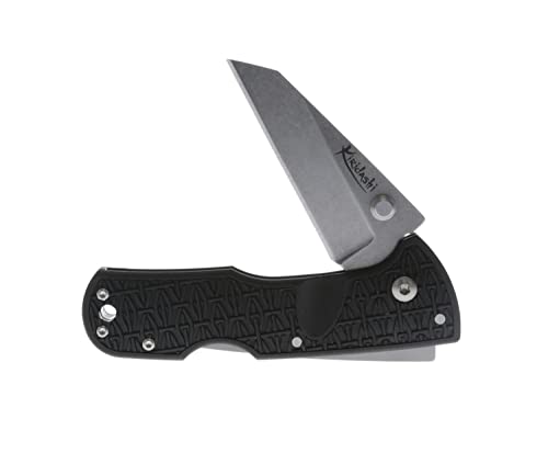 KIRIDASHI Cold Steel / 6.5" Overall / 2.5" Blade / 3MM Thick / 4034SS Steel/Blister Packed, Black
