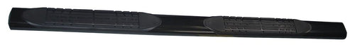 Chevrolet Silverado 1500 Crew Cab TrailFX Nerf Bar Side Steps 2007–2018 Black Powder Coated Mild Steel with Step Pads 4-Inch Oval Straight Rocker Panel Mount Set of 2 Running Boards A1527B