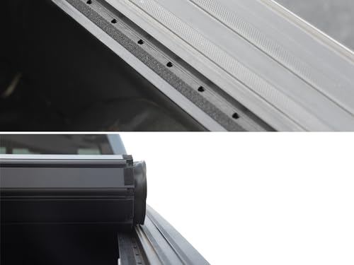CoveRex RTX Low Profile Hard Roll-Up Truck Bed Tonneau Cover|Compatible with 2019-2024 Dodge Ram 1500 6.4 Ft (76.8") Bed|8723975|Aluminum Roll Up|Flush Mount|Truck Bed Cover|