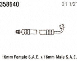 Power Steering Gates 358640 Hose Assembly Pressure Line