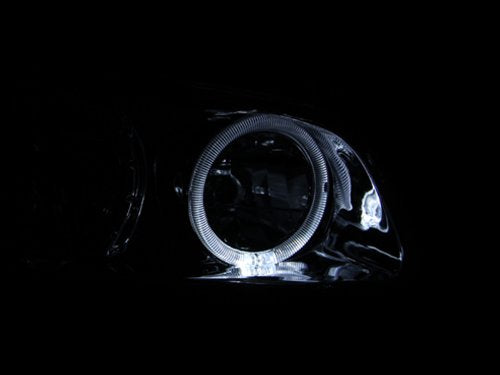 Toyota Camry Anzo USA 121124 with Halo Chrome Headlight Assembly - (Sold in Pairs)