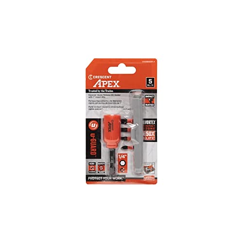 Apex Crescent 1/4-in x 1-in Phillips Impact Driver Bit Set #CAUGBQ2DR-4