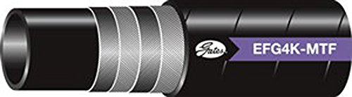 Synthetic Rubber Gates 16EFG4K-MTFXLL Spiral Wire Hose, SAE 100R12, MegaTuff Cover, 200' Length, 1" ID, 4000 Working PSI, 40°F to +250°F Temperature Range