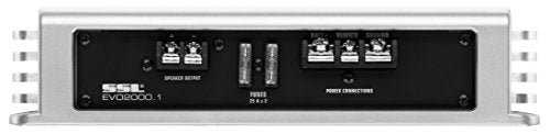 EVO2000.1 Sound Storm 2000 Watt, 2 Ohm Stable Class A/B, Monoblock, MOSFET Car Amplifier with Remote Subwoofer Control