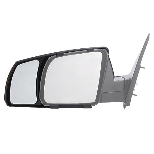 K SOURCE 81300 Snap & Zap Custom Fit Towing Mirror for 2007-2021 Tundra, 2008-2022 Sequoia, Patented
