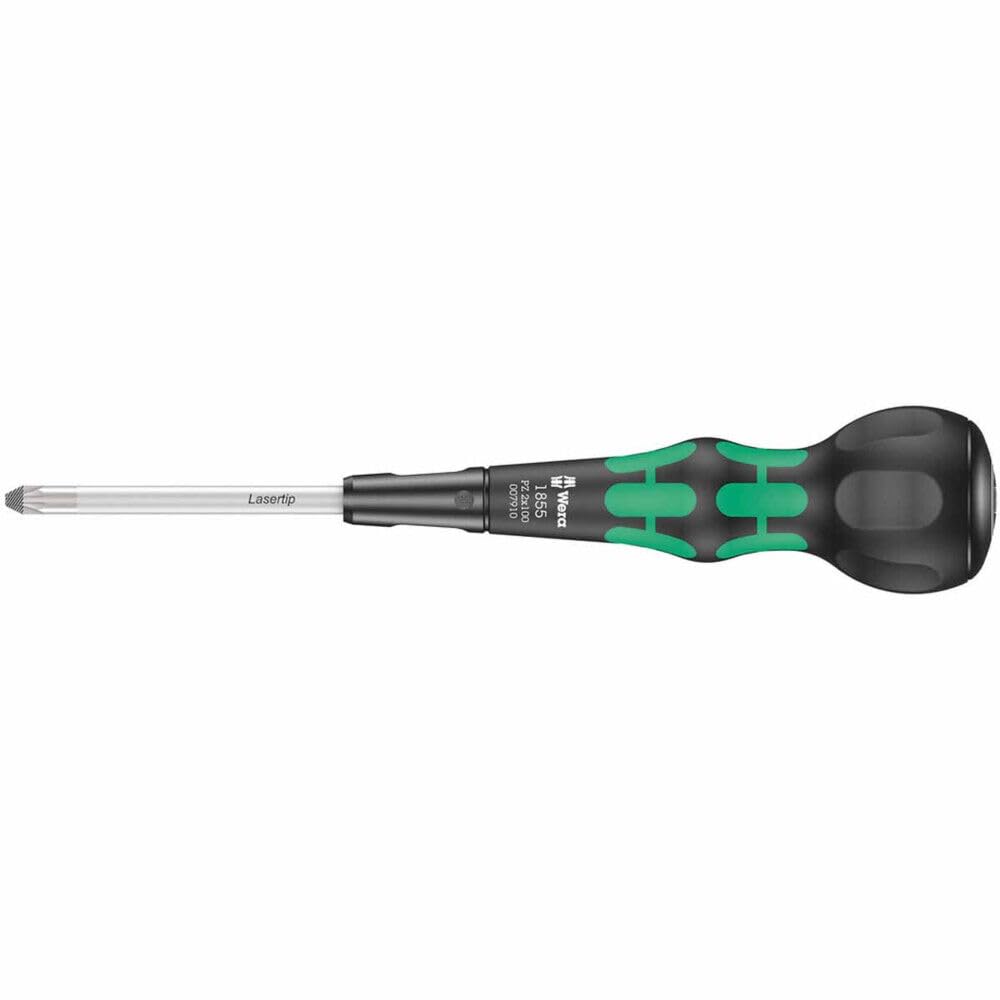 PZ 2 X 100 MM BALL-GRIP SCREWDRIVER SB 1855 WITH HANG TAG