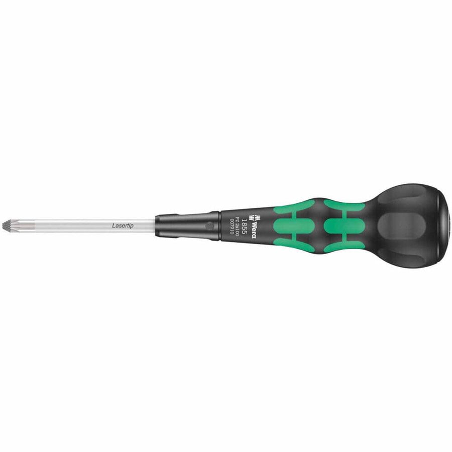 PZ 2 X 100 MM BALL-GRIP SCREWDRIVER SB 1855 WITH HANG TAG