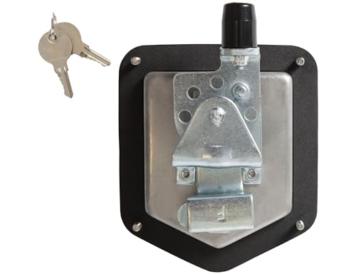 L8816R Buyers Products T-Handle Latch (Latch, T-Handle W/Roller & Gasket,SST), Gray
