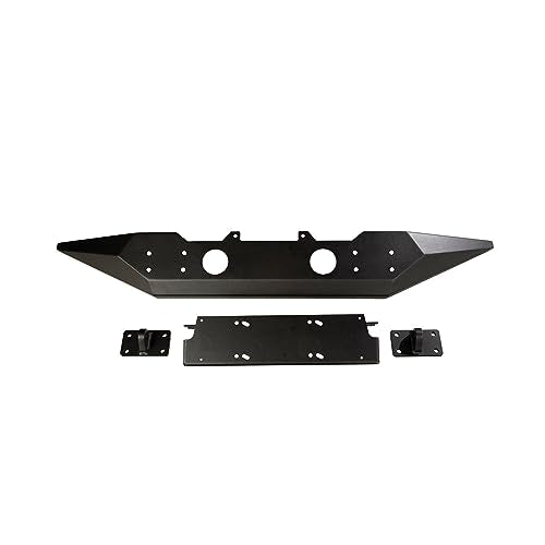 Spartan Rugged Ridge Bumper, Front | Full-Width w/Standard Ends, Steel, Smooth Black | 11548.73 | Fits 2007-2018 Jeep Wrangler JK