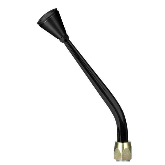 Lokar Performance Products Co Shifter Ford Aode/4R70W Black 10" Single Bend Lever Hi-Tech Black Knob