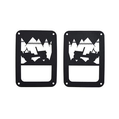 Kentrol Taillight Covers Heritage 80702 for 2007-2018 JK