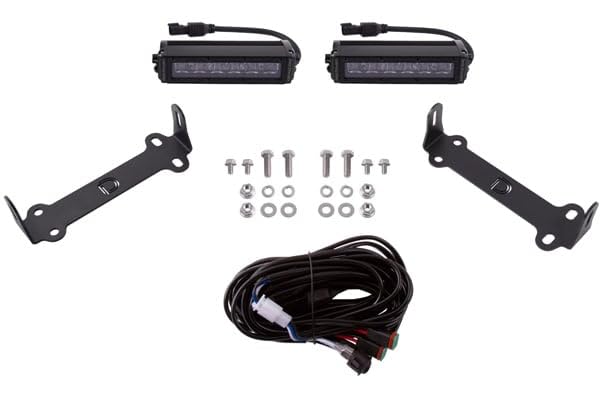 Stage Series Diode Dynamics 2in LED Ditch Light Kit for 2015-2021 Chevrolet Colorado, Sport White Combo