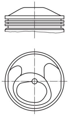 Engine MAHLE Piston 503 81 92