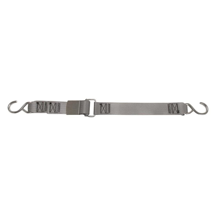 Kwik-Lok BoatBuckle Stainless Steel Gunwale Tie-Down, 2-Inch x 13-Feet