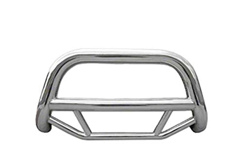 Max Bull Bar Black Horse No Skid Plate Stainless Steel Compatible with 2019-2024 Toyota RAV4|2021-2024 Toyota Venza-MBS-TOB4802