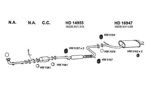 HW5157 Ansa - Exhaust Hanger