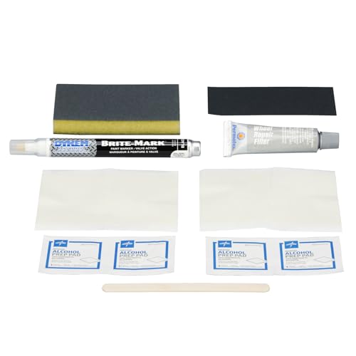 Wheel Restoration Kit Permatex 09143 - Black - Easy-to-Use Do It Yourself Kit Repairs Unappealing Wheel Damage Including Curbside Rash, Corrosion, and Scuffs for Like New Appearance
