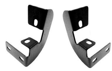 Dominator Xtreme D1 / D2 / D6 / DS/DSS/DT Brackets Go Rhino | Mild Steel, Textured Black | D64234TK | Fits 2015-2024 Chevrolet/GMC Colorado/Canyon Crew Cab & Others (See Description)