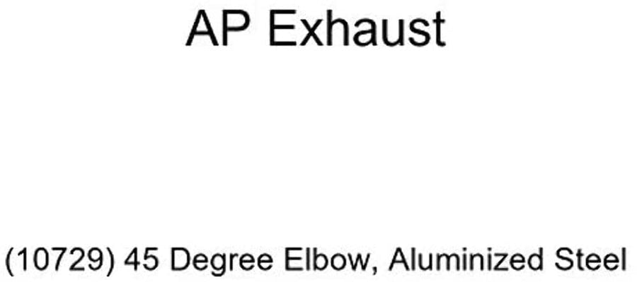 45 Degree Elbow AP Exhaust (10729), Aluminized Steel