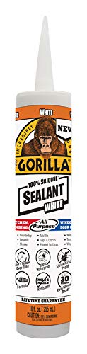 White Gorilla Silicone All Purpose Sealant 10 oz. - Case of: 12