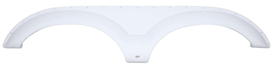 Tandem Axle Fender Skirt ICON 12190 for Dutchmen - Polar White