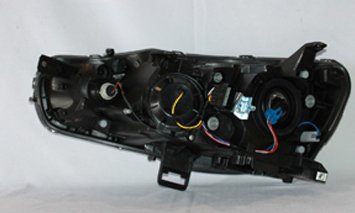 Right TYC Headlight Assembly Compatible with 2008-2009 Mitsubishi Lancer
