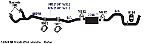 Exhaust AP Products Muffler 2048