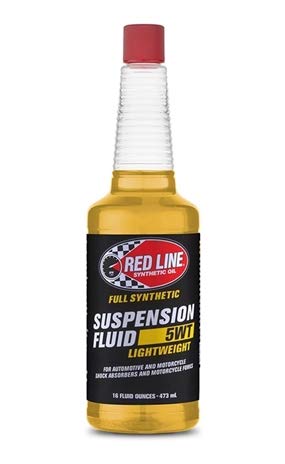 Lightweight Red Line 91122 5WT Synthetic Suspension Fluid (Yellow) - 16 Ounce
