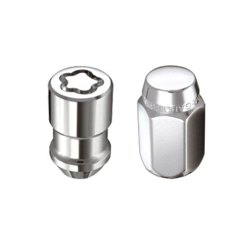 Cone Seat Style McGard 84562 Chrome (1/2" - 20 Thread Size) Wheel Installation Kit for Jeep Wrangler - 23 Piece, 18 Lug Nuts / 5 Locks / 1 Key / 1 Storage Pouch