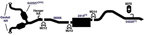 Exhaust Pipe AP Exhaust 38006