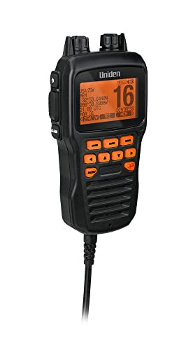 UMRMIC BK Uniden Remote Microphone for UM725 Series Marine VHF Radios - Black