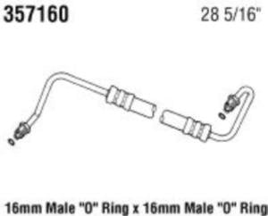 Power Steering Gates 357160 Hose Assembly Pressure Line