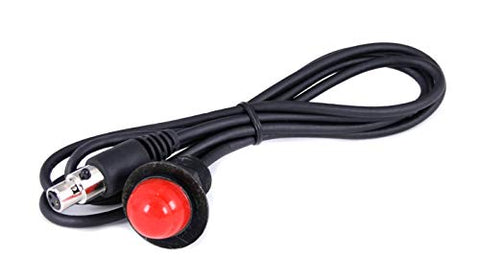 Push-to-Talk Cable (PTT) Mountable with 48" Straight Cord for Intercoms by Rugged Radios