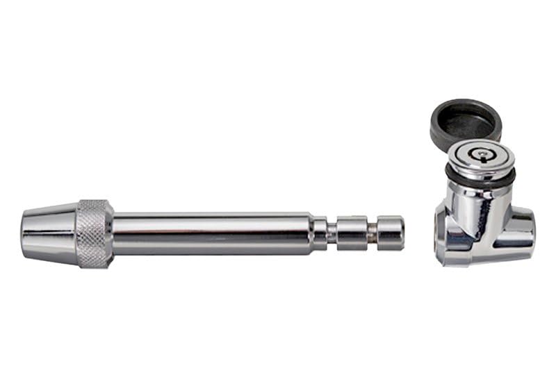 Trimax Silver TRA3 Premium Limited Access Right Angle Receiver Lock (5/8" Dia, 2-3/4" Span)