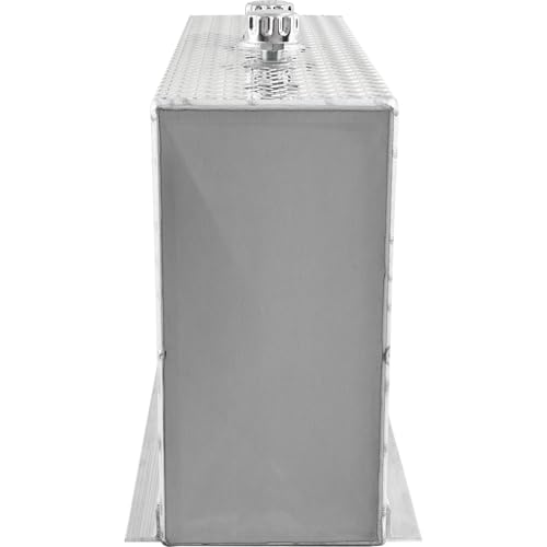 Buyers Products 50 Gallon UR50A Upright Aluminum Hydraulic Reservoir, Lightweight, With Baffles & Sight Gauge, Hydraulic Tank for Trucks