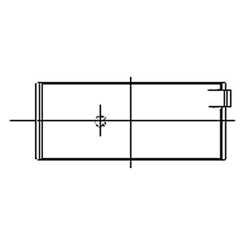 ACL 4B8366H-.25 High Performance Oversized Rod Bearing Set for Toyota, 0.25mm