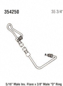 Power Steering Gates 354250 Hose Assembly Pressure Line