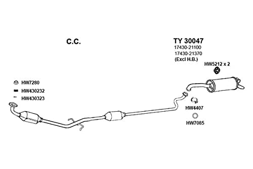 HW7085 Ansa - Exhaust Pipe Flange Gasket