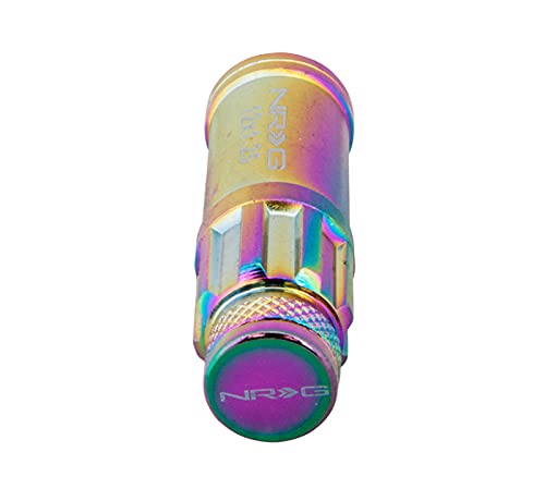 NRG 700 Series Chrome 21-Piece M12 Steel Lug Nut Set with Dust Cap, Locks, and Lock Socket