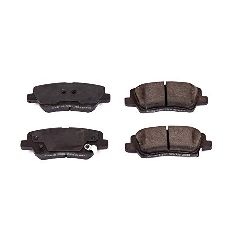Power Stop Z16 Evolution Rear Ceramic Brake Pads For Cadillac ATS 2016-2019, Cadillac CTS 2019 [Model Specific]