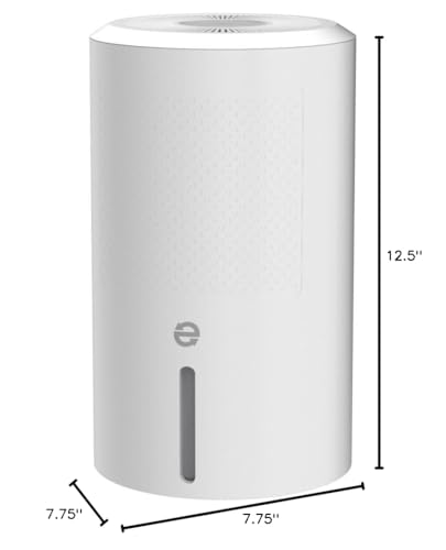 Eva-Dry EDV-2400 Dehumidifier Compact and Powerful | Eliminate Moisture | Energy Efficient | Quiet | Portable | Includes 3-Foot Drain Hose | Ideal for Home, Office, and RV