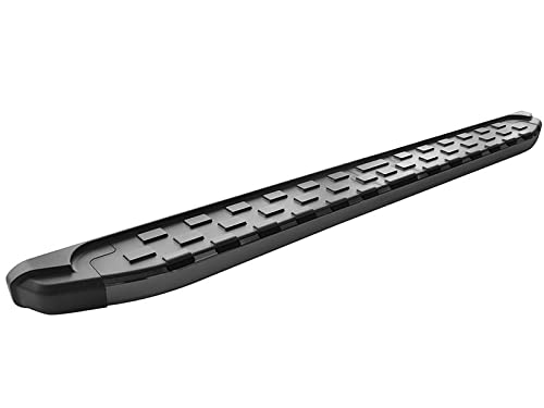 Romik 5.5" REC-T Series Black Running Boards with Cab Length Black Trim 51721419