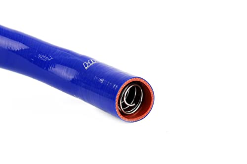High Temp HPS Reinforced Silicone Blue Radiator Coolant Hose Kit, 57-2129-BLUE